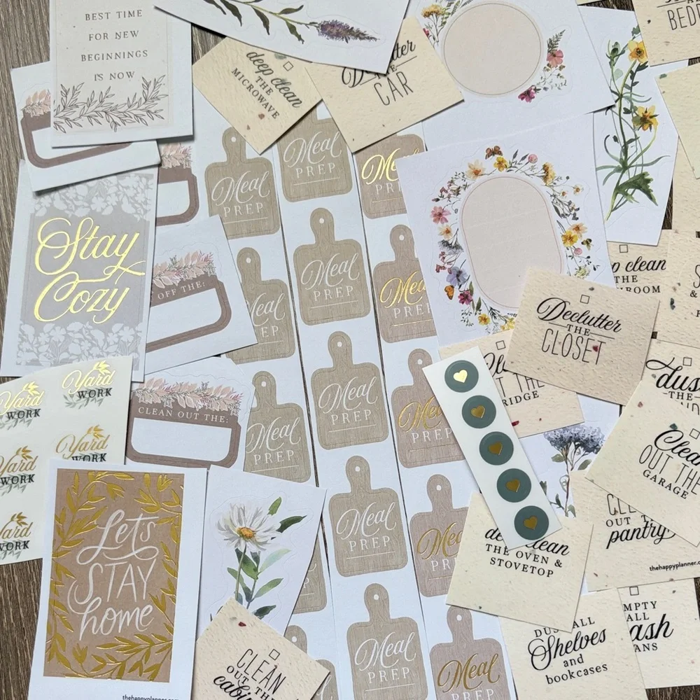❤️$4 Home Not So Mystery Happy Planner Sticker Set